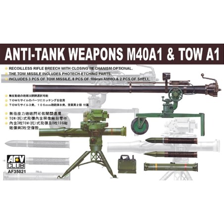 Anti-Tank Weapons M40A1 & TOW A1  -  AFV Club (1/35)