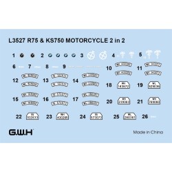 WWII German Motorcycle R75 & KS750 [2in2]  -  G.W.H (1/35)