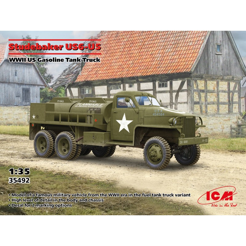 Studebaker US6-U5, WWII US Gasoline Tank Truck  -  ICM (1/35)