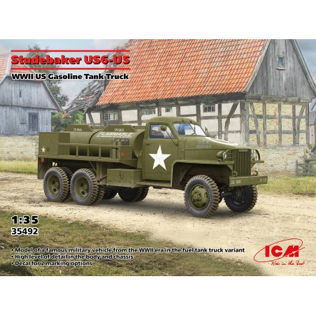 Studebaker US6-U5, WWII US Gasoline Tank Truck  -  ICM (1/35)