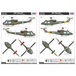 Bell UH-1 Huey B/C  -  Hobby Boss (1/18)