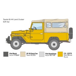 Toyota Land Cruiser BJ44 (Hard top or Soft top)  -  Italeri (1/24)