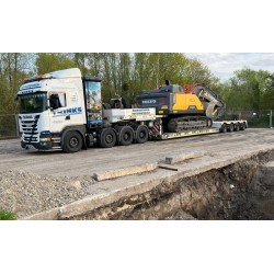 Scania Streamline Highline 8x4 + Low Loader/Euro 4 Axle [Trinks]  -  WSI (1/50)