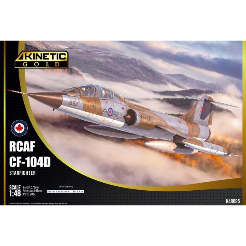 Lockheed CF-104D Starfighter [RCAF]  -  Kinetic (1/48)