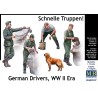 German Drivers WW II Era "Schnelle Truppen"  -  Master Box (1/35)