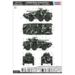 LAV-300 90mm Cockerill Gun  -  Hobby Boss (1/35)