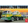 1966 Dodge L700 Truck w/Flatbed Racing Trailer  -  AMT (1/25)