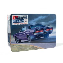 1970 Dodge Challenge R/T USPS Auto Art Stamp Series (Tin Box)  -  AMT (1/25)