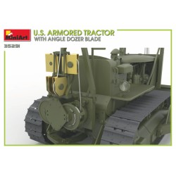 Caterpillar D7 U.S. Armored Tractor with Angle Dozer Blade  -  MiniArt (1/35)