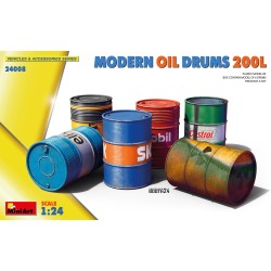 Modern Oil Drums 200L  -  MiniArt (1/24)