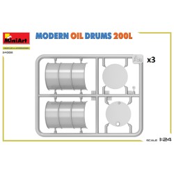 Modern Oil Drums 200L  -  MiniArt (1/24)