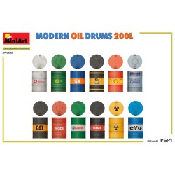 Modern Oil Drums 200L  -  MiniArt (1/24)