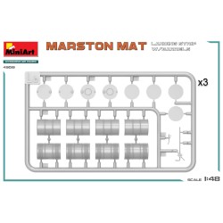 Marston Mat Landing Strip w/Barrels  -  MiniArt (1/48)