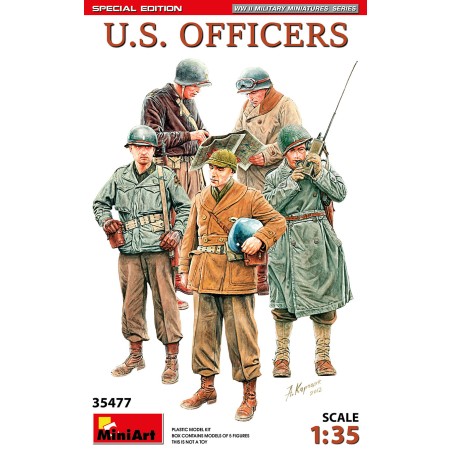 U.S. Officers  -  MiniArt (1/35)