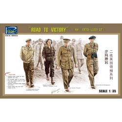 cRoad to victory (WWII British leader set)  -  Riich.Models (1/35)