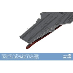 USS Gerald R. Ford CVN-78 Aircraft Carrier  -  Magic Factory (1/700)