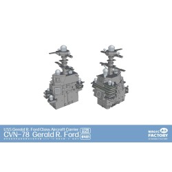 USS Gerald R. Ford CVN-78 Aircraft Carrier  -  Magic Factory (1/700)