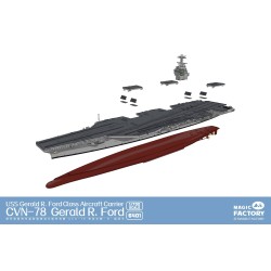 USS Gerald R. Ford CVN-78 Aircraft Carrier  -  Magic Factory (1/700)