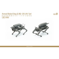 Armed Robot Dog & RQ-20 UAV Set 3D Printed  -  Magic Factory (1/35)