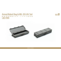 Armed Robot Dog & RQ-20 UAV Set 3D Printed  -  Magic Factory (1/35)