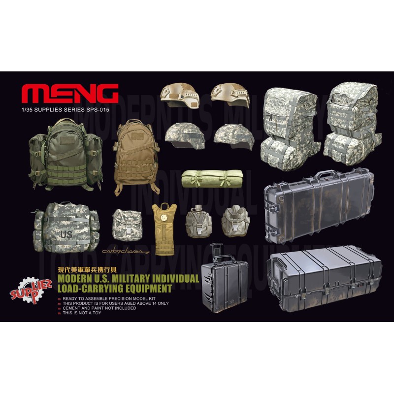 Modern U.S. Military Individual Load-Carrying Equipment  -  Meng (1/35)