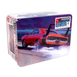 1969 Dodge Charger Daytona (USPS Stamp Series Collector Tin)  -  AMT (1/25)