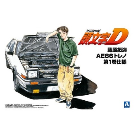 Toyota Sprinter Trueno AE86 [Initial D "Takumi Fujiwara"]  -  Aoshima (1/24)