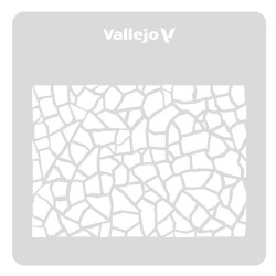 Stencil Giraffe Camo WWII (125x125mm)  -  Vallejo (1/32)