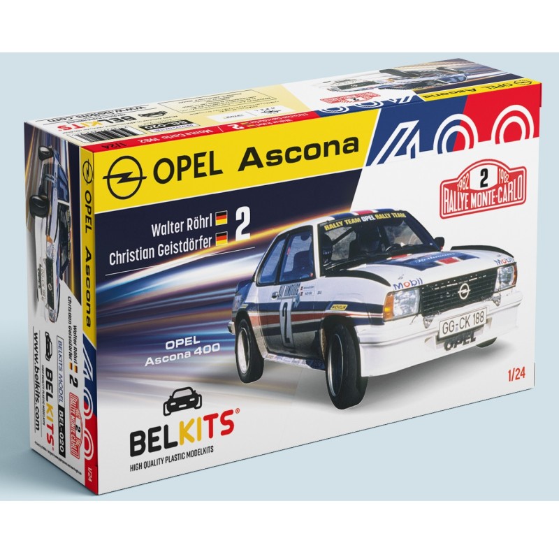 Opel Ascona 400 Rally Monte Carlo 1982  -  Belkits (1/24)