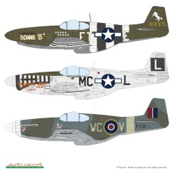 North American P-51B/C Mustang With Dorsal Fin  -  Eduard (1/48)