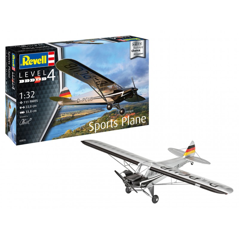 Piper PA-18 Super Cub Sports Plane  -  Revell (1/32)