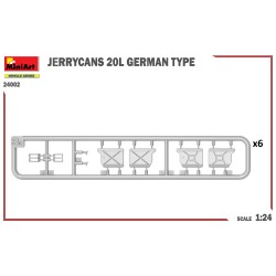 Jerrycans 20L German Type  -  MiniArt (1/24)