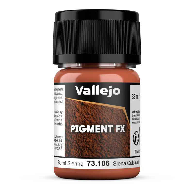 Vallejo Pigments 35ml  -  Burnt Sienna