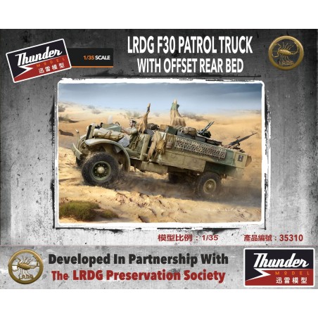 Ford F-30 LRDG F30 Patrol Truck with Offset Rear Bed  -  Thunder Model (1/35)