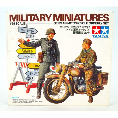 German Motorcycle Orderly Set  -  Tamiya (1/35)