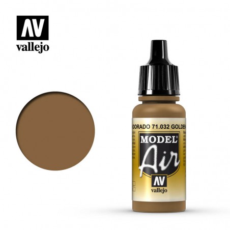 Vallejo Model Air 17ml  -  Golden Brown