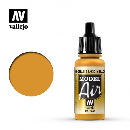 Vallejo Model Air 17ml  -  Yellow Ochre