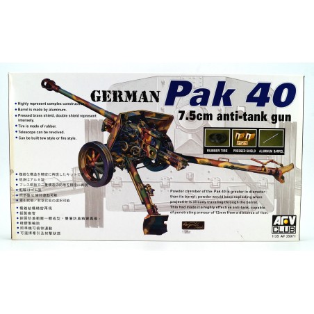 German PaK 40 7.5cm Anti-Tank Gun  -  AFV Club (1/35)