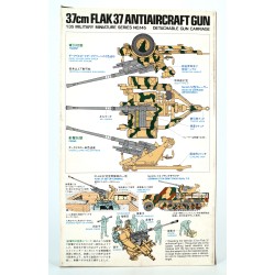 German 3.7cm Flak 37 Anti-Aircraft Gun mit Sd.Ah.52  -  Tamiya (1/35)