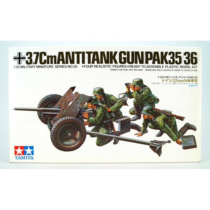 3.7cm Anti-Tank Gun (PaK 35/36)  -  Tamiya (1/35)