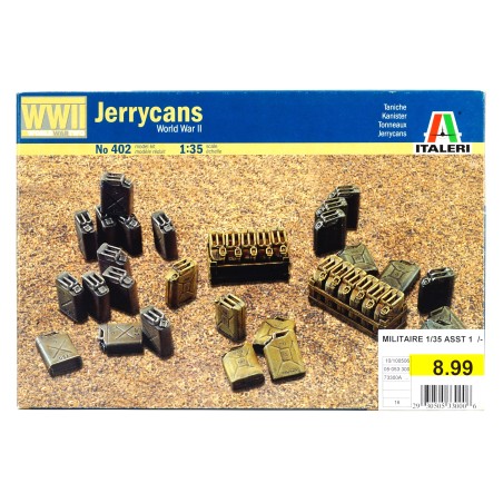 Jerrycans WWII  -  Italeri (1/35)