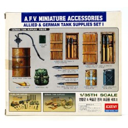 Allied & German Tank Supplies Set I  -  Academy (1/35)