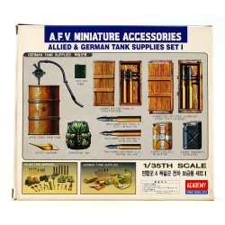 Allied & German Tank Supplies Set I  -  Academy (1/35)