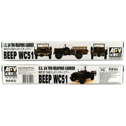 Dodge WC51 Beep U.S. ¾ ton Weapons Carrier  -  AFV Club (1/35)