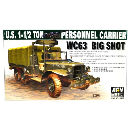 Dodge WC63 Big Shot U.S. 1½ ton Personnel Carrier  -  AFV Club (1/35)