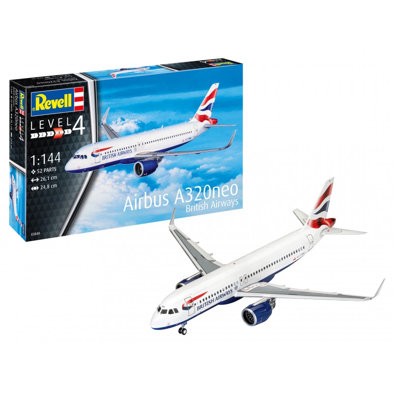 Airbus A320neo "British Airways"  -  Revell (1/144)