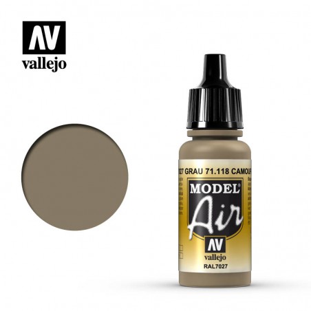 Vallejo Model Air 17ml  -  Camouflage Grey