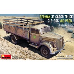 Opel Blitz German 3t Cargo Truck 3,6-36S Mid Prod. PMQ600-Type  -  MiniArt (1/35)