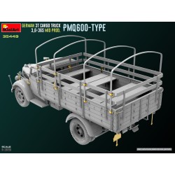 Opel Blitz German 3t Cargo Truck 3,6-36S Mid Prod. PMQ600-Type  -  MiniArt (1/35)