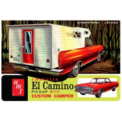 1965 Chevelle El Camino with Custom Camper  -  AMT (1/25)